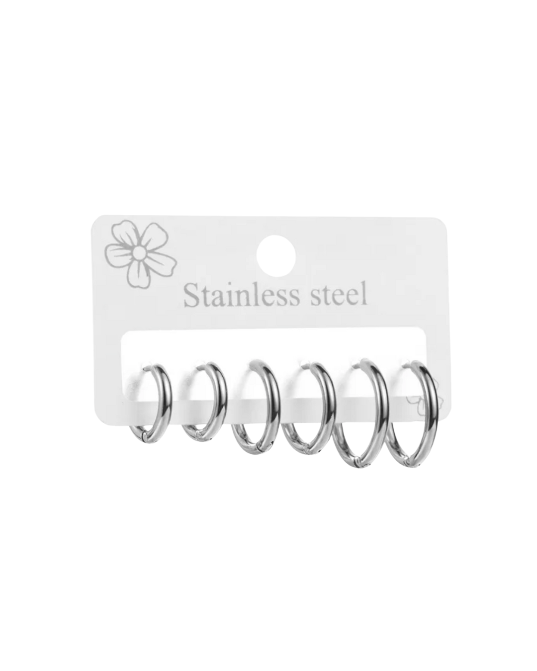 Vera – Gold & Silver Stainless Steel Hoop Set