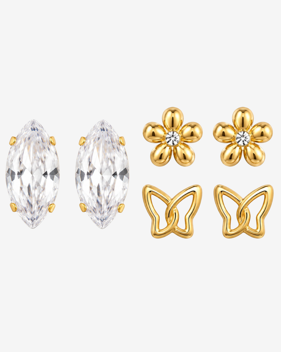 Mariposa Stud Set