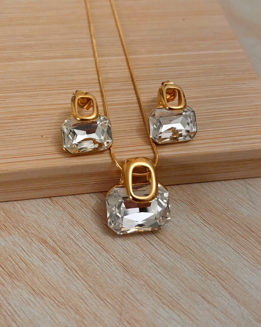 Anastacia Earring and Necklace Set